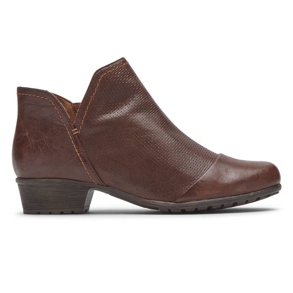 Botas Rockport Mujer Mexico - Cobb Hill Gratasha V-Cut Vino - TORYI5469